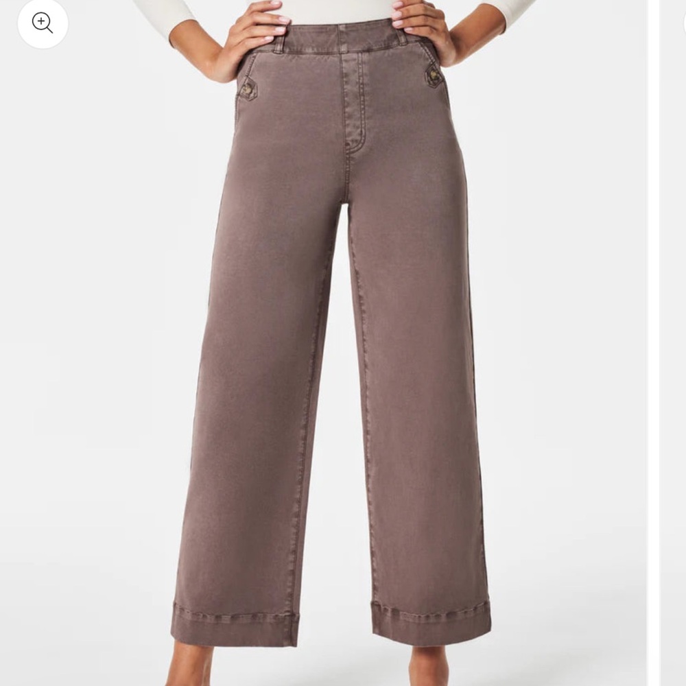 Spanx stretch twill cropped pants NWOT